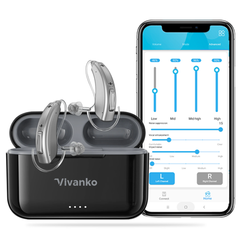 Harmony RIC Digital Hearing Aids – Rechargeable, 16-Channel, Bluetooth App Control