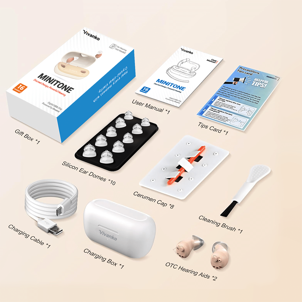 Minitone – Rechargeable CIC Hearing Aids